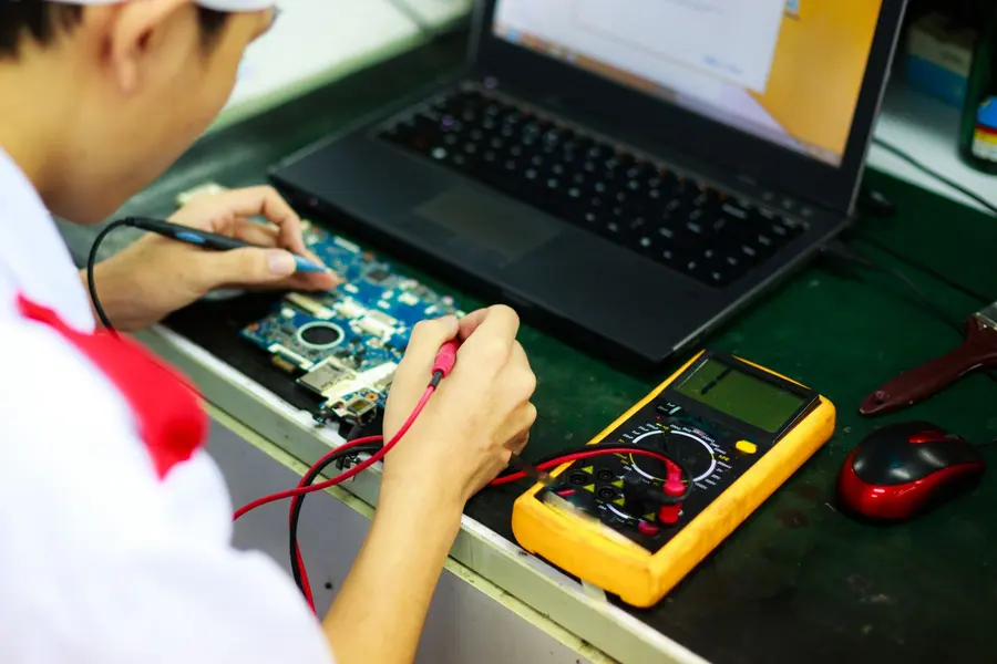 Laptop Motherboard & Chip-Level Repair at Prince Mobile Service Center, Keshavpura, Kota