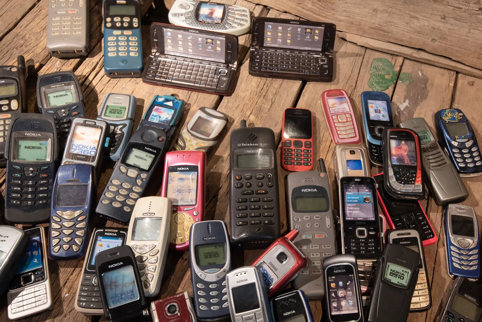 Old phones bought for parts