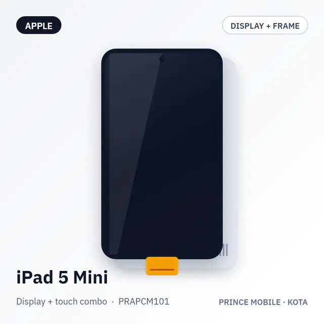 iPad 5 Mini Display Combo (LCD + Touch, with Frame)