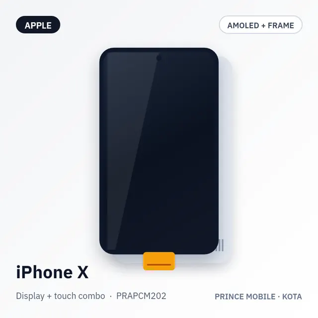 iPhone X Display Combo (AMOLED + Touch, with Frame)