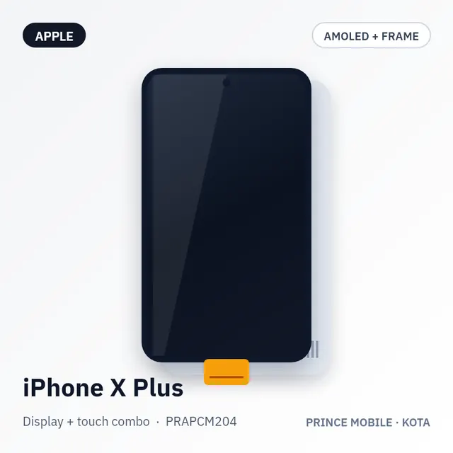 iPhone X Plus Display Combo (AMOLED + Touch, with Frame)