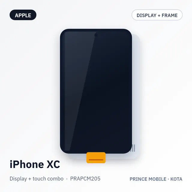 iPhone XC Display Combo (LCD + Touch, with Frame)