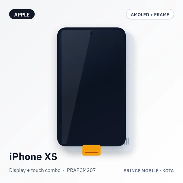 iPhone XS Display Combo (AMOLED + Touch, with Frame)