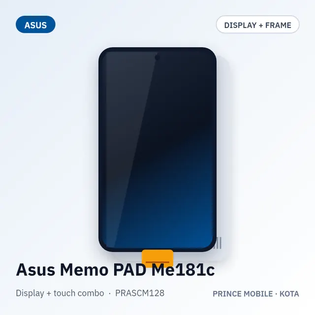 Asus Memo PAD Me181c Display Combo (Screen + Touch, with Frame)