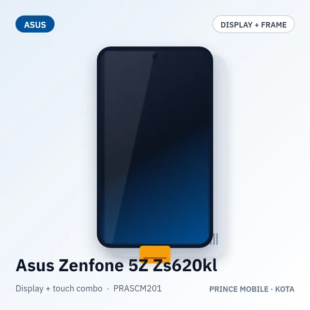 Asus Zenfone 5Z Zs620kl Display Combo (Screen + Touch, with Frame)