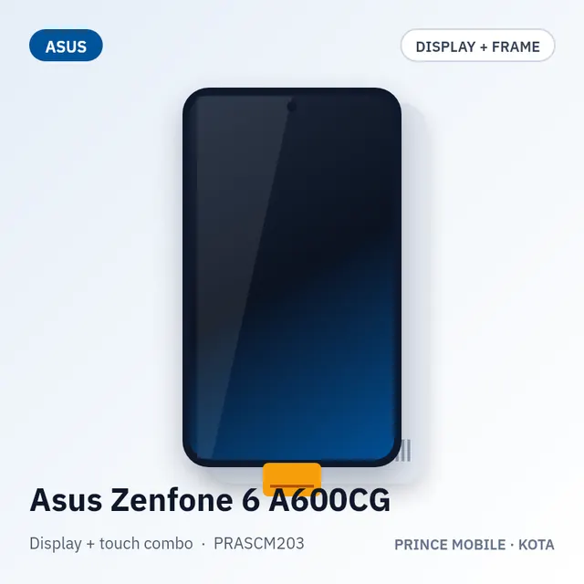 Asus Zenfone 6 A600CG Display Combo (Screen + Touch, with Frame)