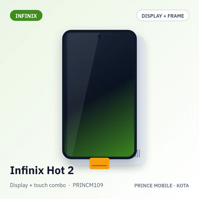 Infinix Hot 2 Display Combo (Screen + Touch, with Frame)