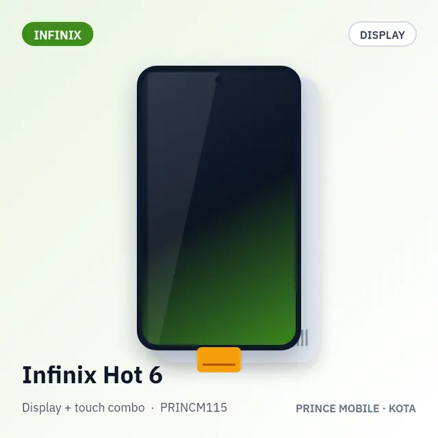 Infinix Hot 6 Display Combo (Screen + Touch)