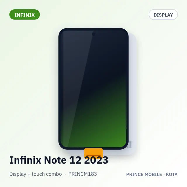 Infinix Note 12 2023 Display Combo (Screen + Touch)