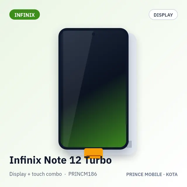 Infinix Note 12 Turbo Display Combo (Screen + Touch)