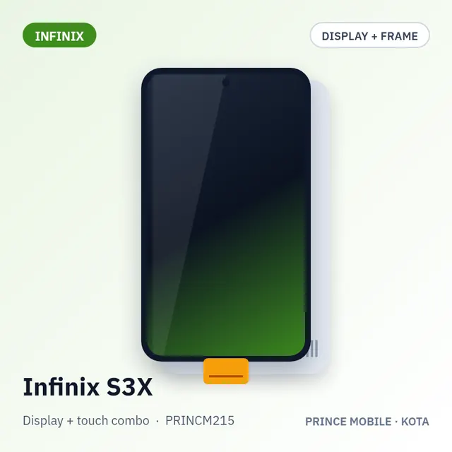 Infinix S3X Display Combo (Screen + Touch, with Frame)