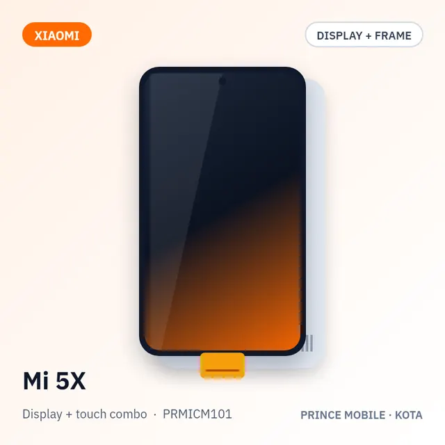 Mi 5X Display Combo (Screen + Touch, with Frame)
