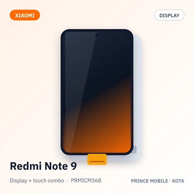 Redmi Note 9 Display Combo (Screen + Touch)