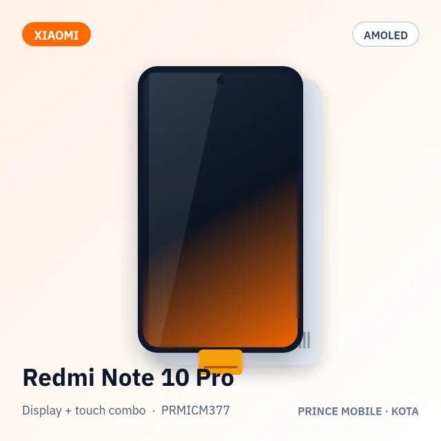 Redmi Note 10 Pro Display Combo (AMOLED + Touch)