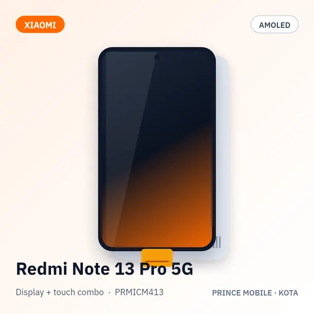 Redmi Note 13 Pro 5G Display Combo (AMOLED + Touch)