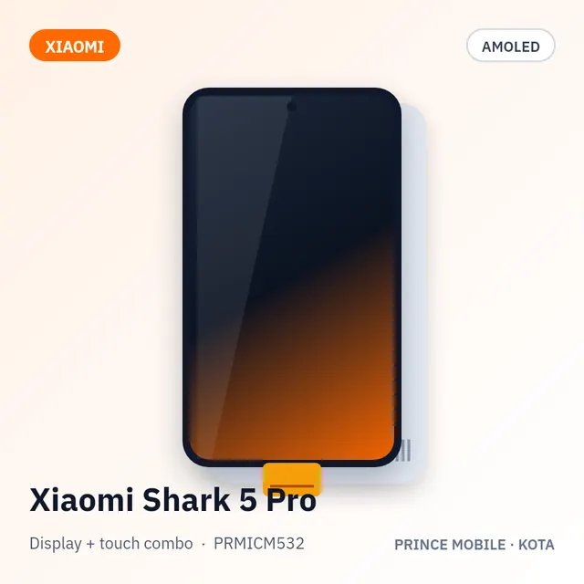 Xiaomi Shark 5 Pro Display Combo (AMOLED + Touch)
