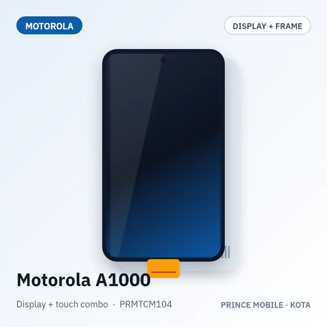 Motorola A1000 Display Combo (Screen + Touch, with Frame)