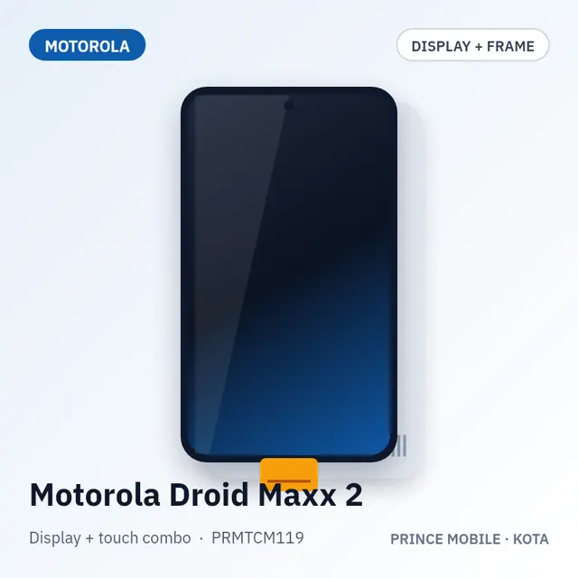 Motorola Droid Maxx 2 Display Combo (Screen + Touch, with Frame)