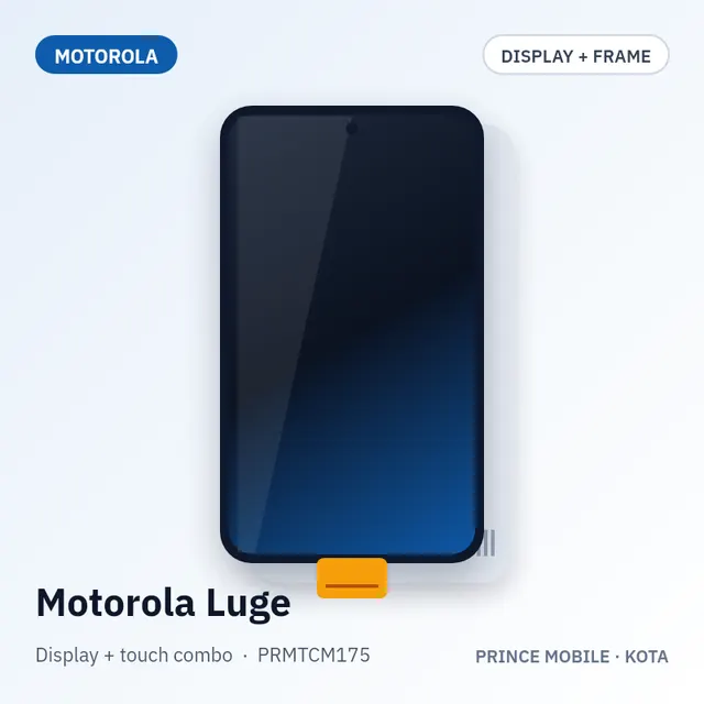 Motorola Luge Display Combo (Screen + Touch, with Frame)