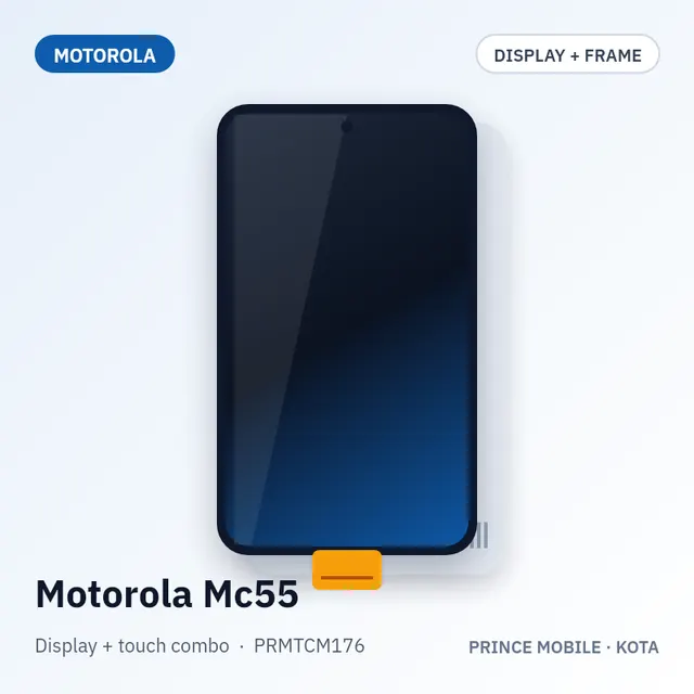 Motorola Mc55 Display Combo (Screen + Touch, with Frame)