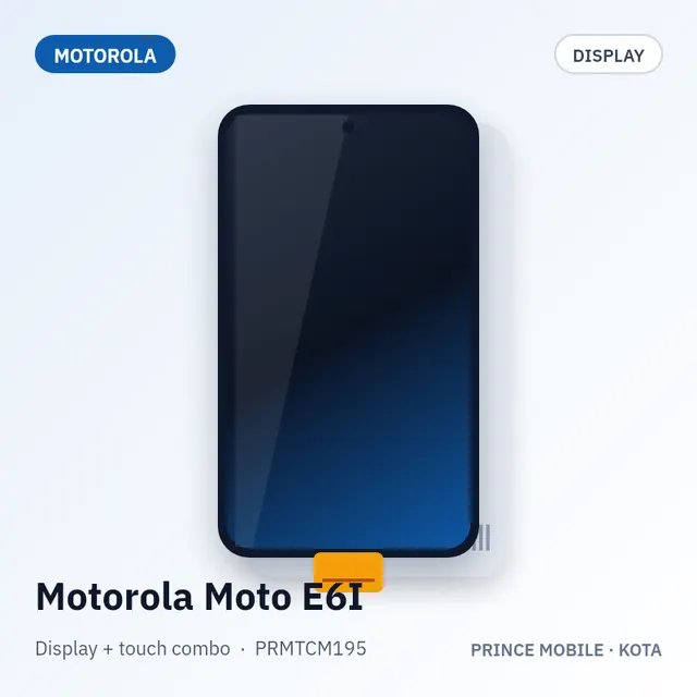 Motorola Moto E6I Display Combo (Screen + Touch)