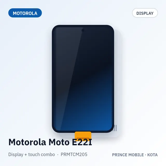 Motorola Moto E22I Display Combo (Screen + Touch)