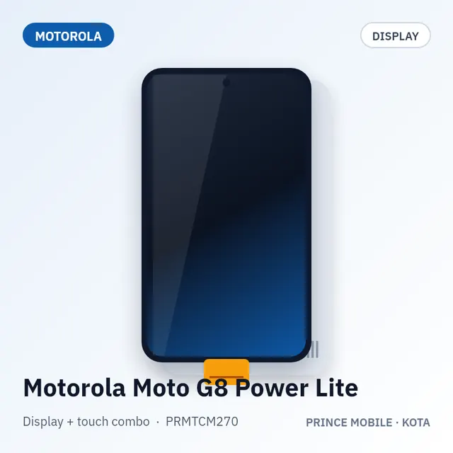 Motorola Moto G8 Power Lite Display Combo (Screen + Touch)