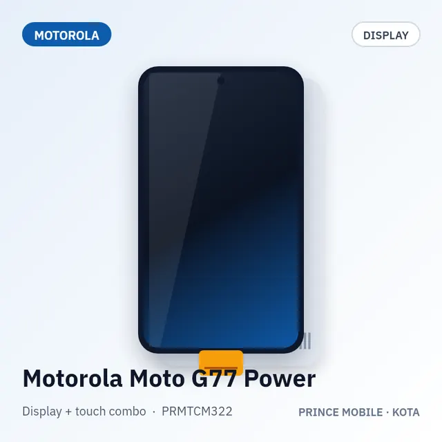 Motorola Moto G77 Power Display Combo (Screen + Touch)