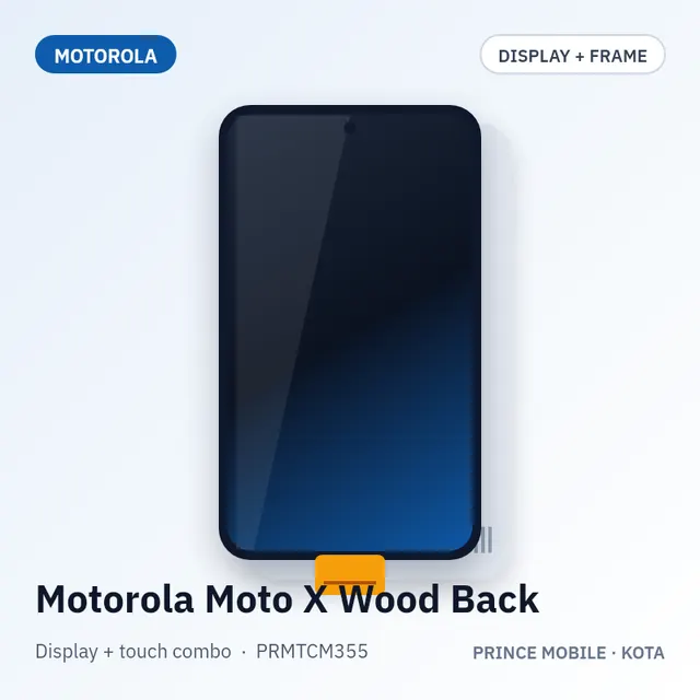 Motorola Moto X Wood Back Display Combo (Screen + Touch, with Frame)