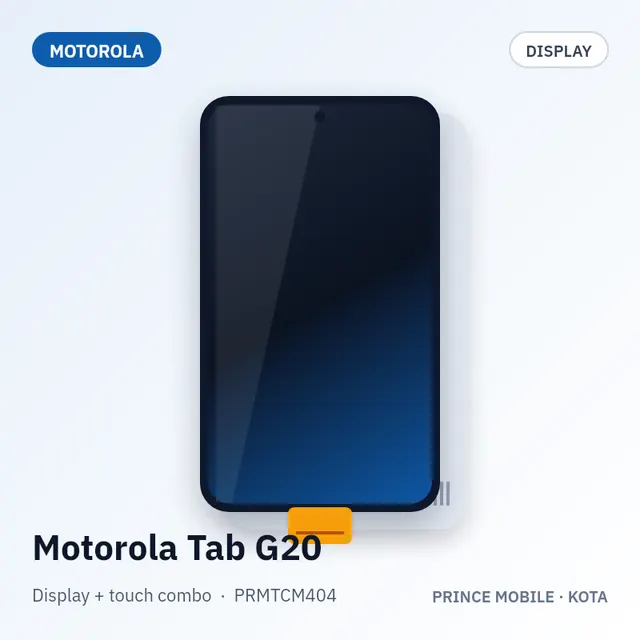 Motorola Tab G20 Display Combo (Screen + Touch)