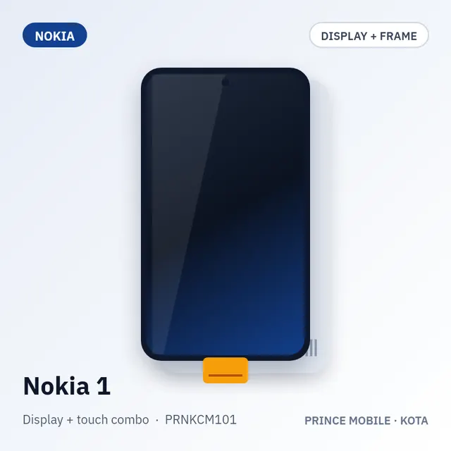 Nokia 1 Display Combo (Screen + Touch, with Frame)