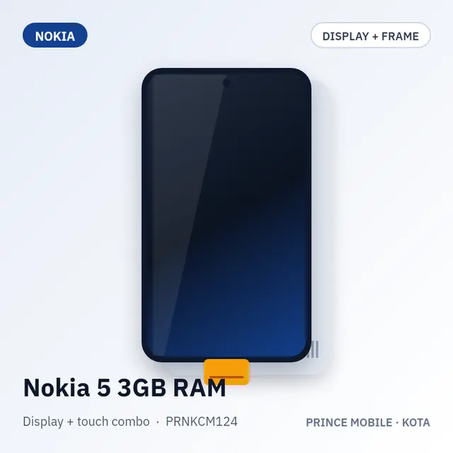 Nokia 5 3GB RAM Display Combo (Screen + Touch, with Frame)