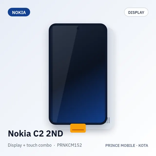 Nokia C2 2ND Display Combo (Screen + Touch)