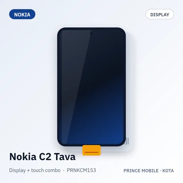 Nokia C2 Tava Display Combo (Screen + Touch)