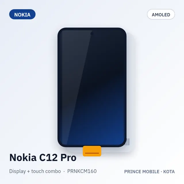 Nokia C12 Pro Display Combo (AMOLED + Touch)