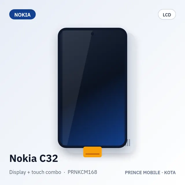 Nokia C32 Display Combo (LCD + Touch)