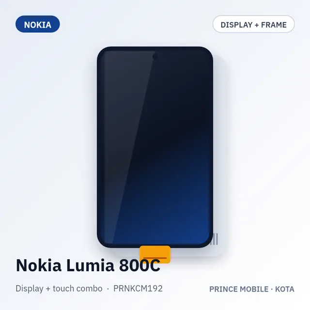 Nokia Lumia 800C Display Combo (Screen + Touch, with Frame)