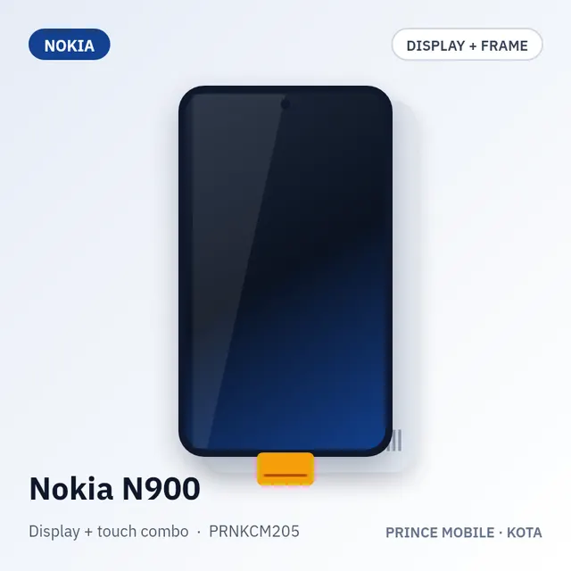 Nokia N900 Display Combo (Screen + Touch, with Frame)