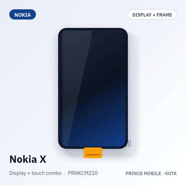 Nokia X Display Combo (Screen + Touch, with Frame)