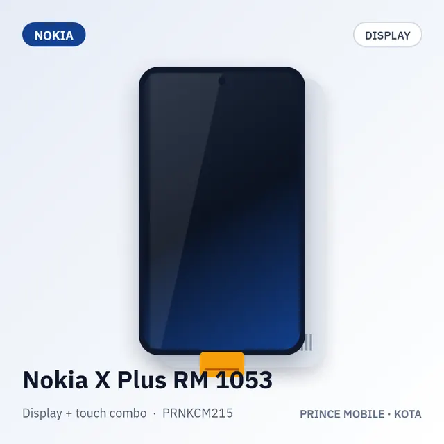 Nokia X Plus RM 1053 Display Combo (Screen + Touch)