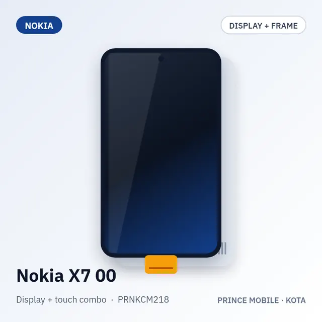 Nokia X7 00 Display Combo (Screen + Touch, with Frame)