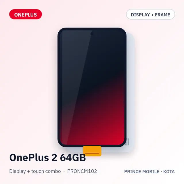 OnePlus 2 64GB Display Combo (Screen + Touch, with Frame)