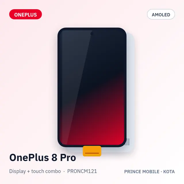 OnePlus 8 Pro Display Combo (AMOLED + Touch)