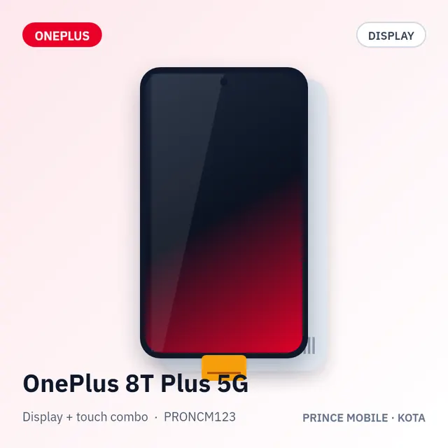 OnePlus 8T Plus 5G Display Combo (Screen + Touch)