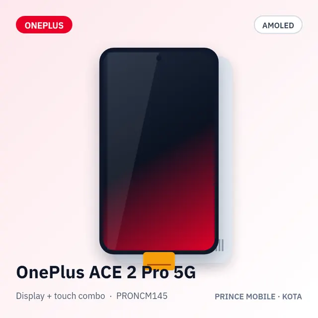 OnePlus ACE 2 Pro 5G Display Combo (AMOLED + Touch)