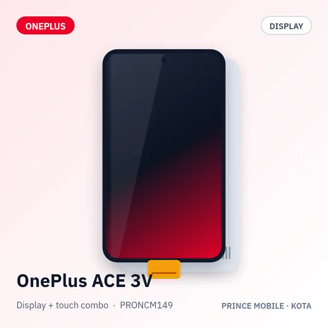 OnePlus ACE 3V Display Combo (Screen + Touch)