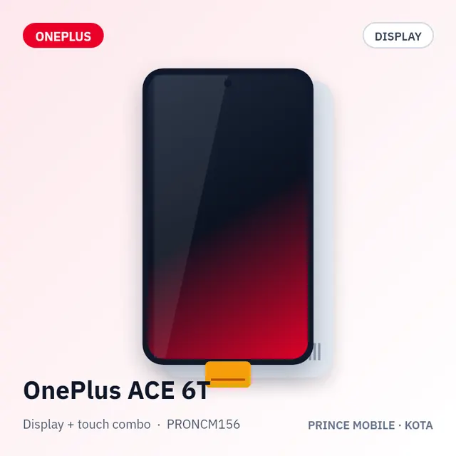 OnePlus ACE 6T Display Combo (Screen + Touch)