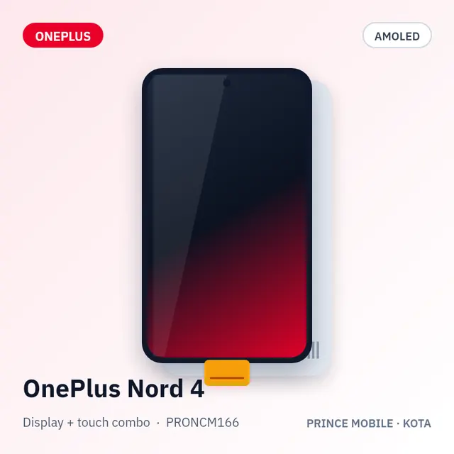 OnePlus Nord 4 Display Combo (AMOLED + Touch)