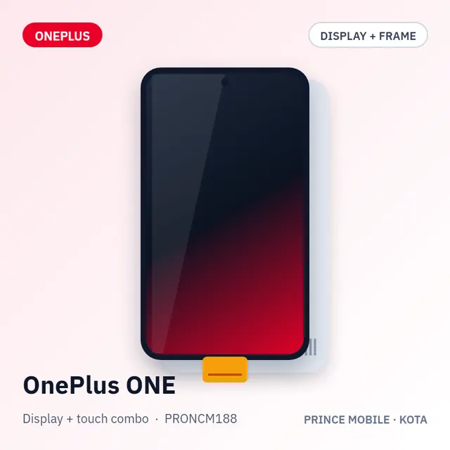 OnePlus ONE Display Combo (Screen + Touch, with Frame)