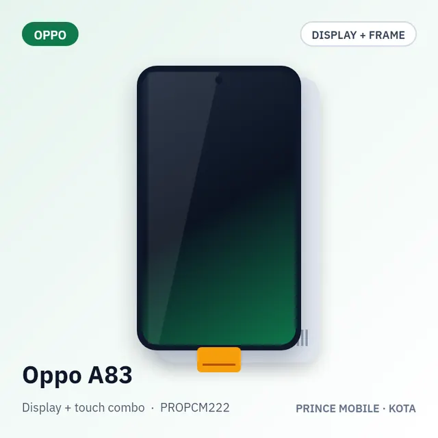 Oppo A83 Display Combo (Screen + Touch, with Frame)